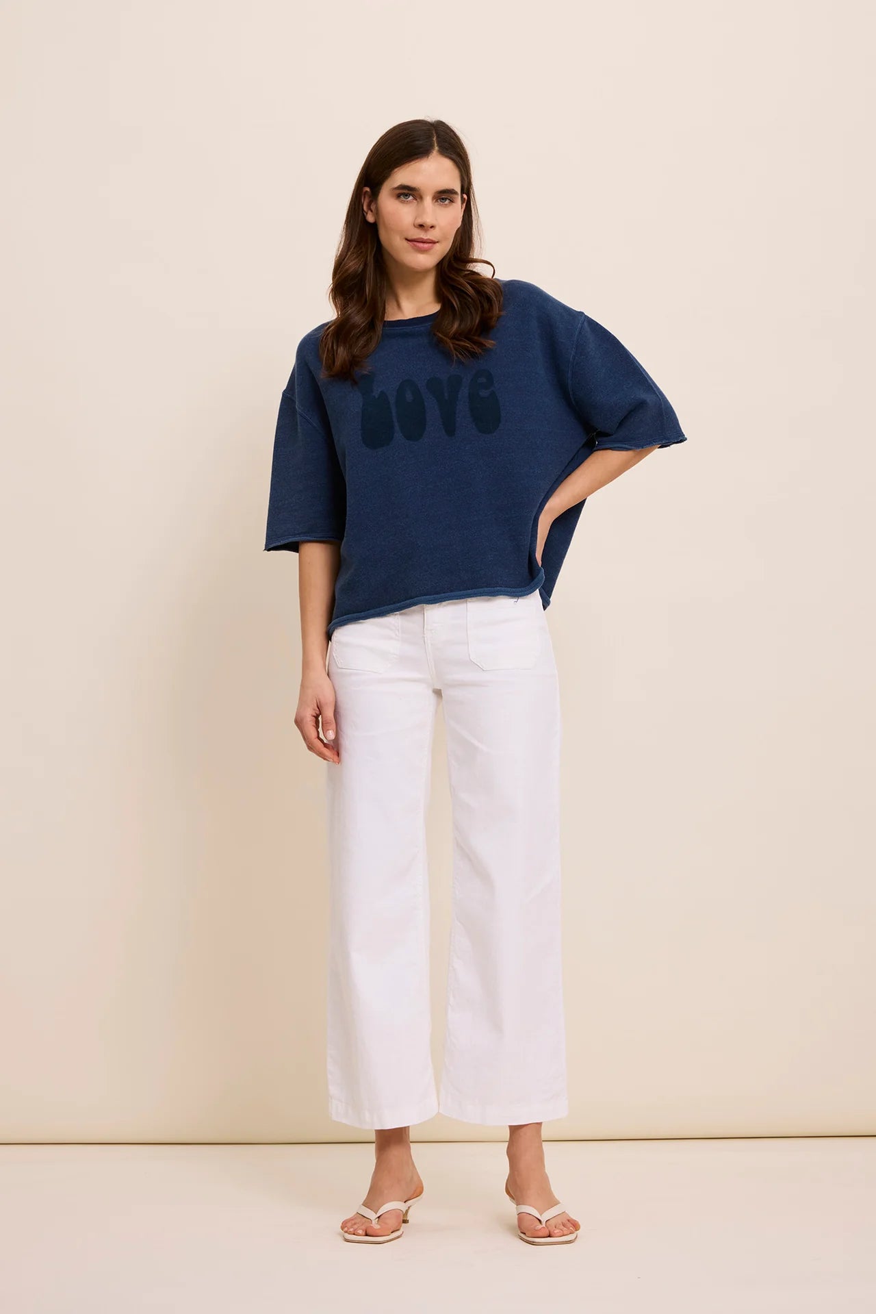 FIVE Love Sweatshirt-Indigo