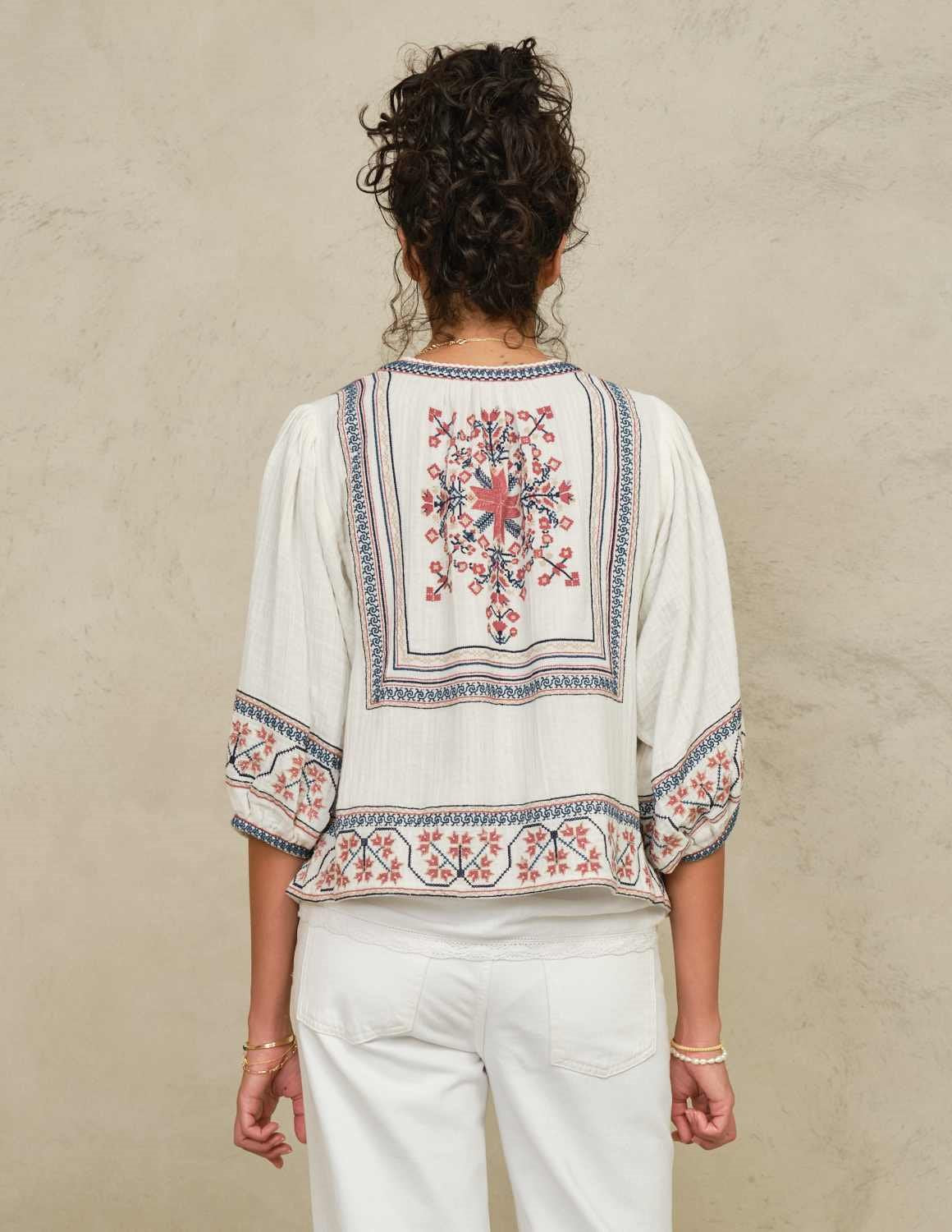M.A.B.E Calista Embroidered Jacket