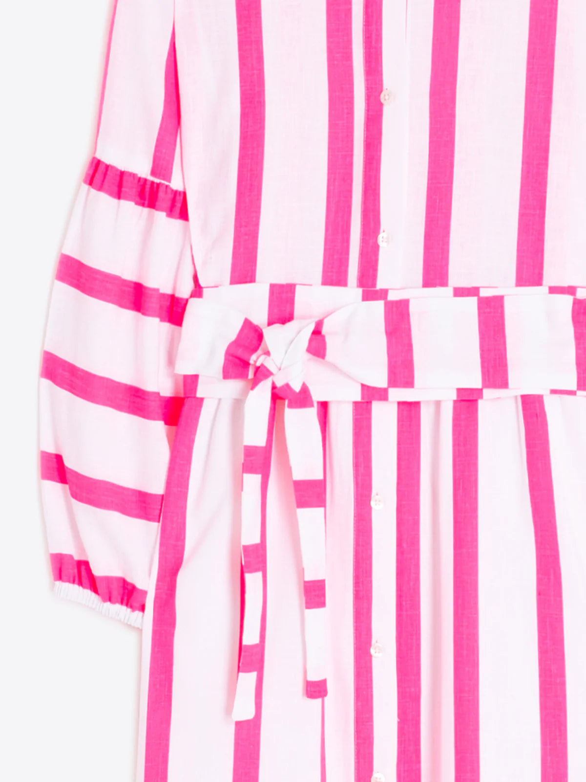 Vilagallo Pink Neon Striped Dress