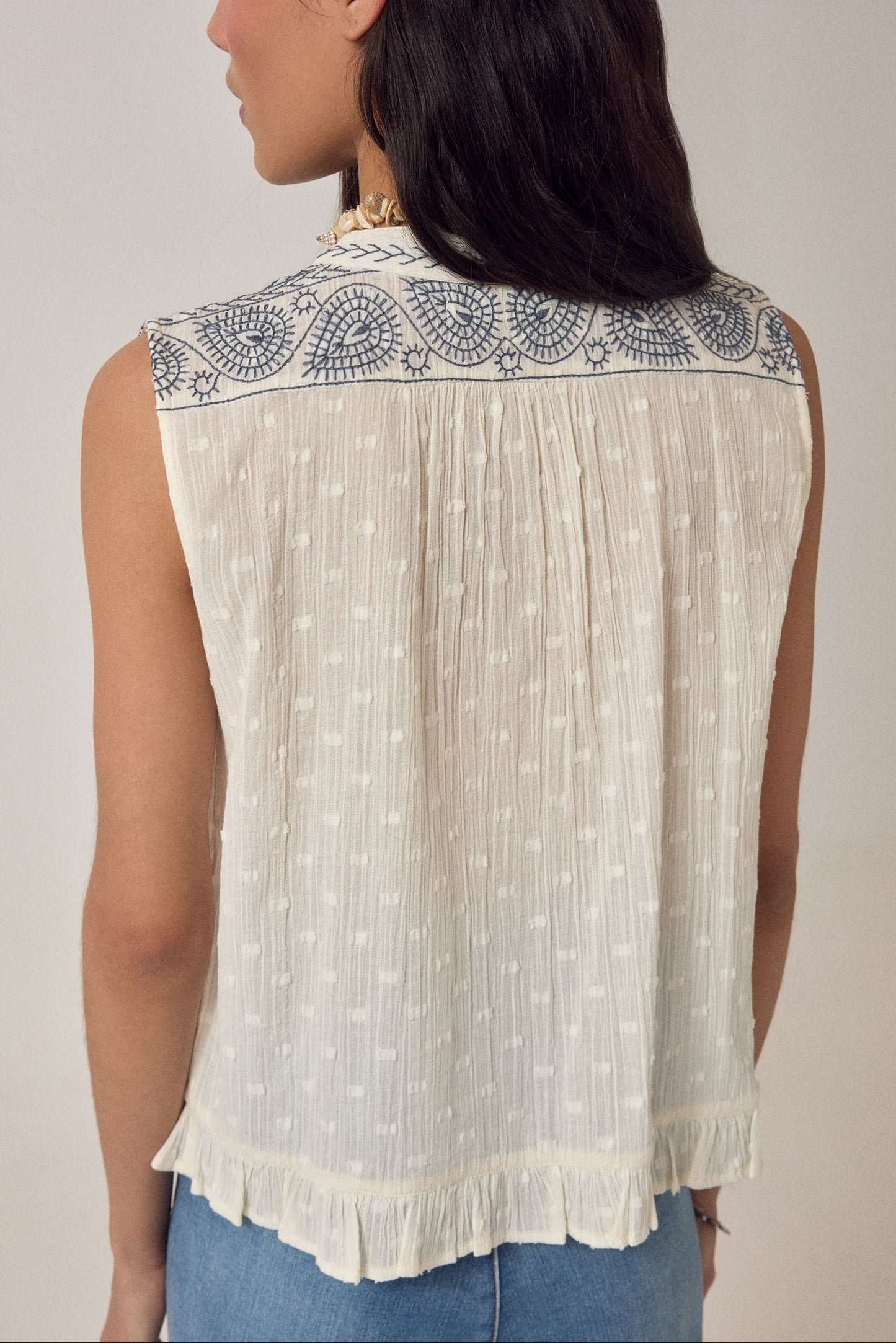 Maison Hotel Irina Sleeveless Blouse