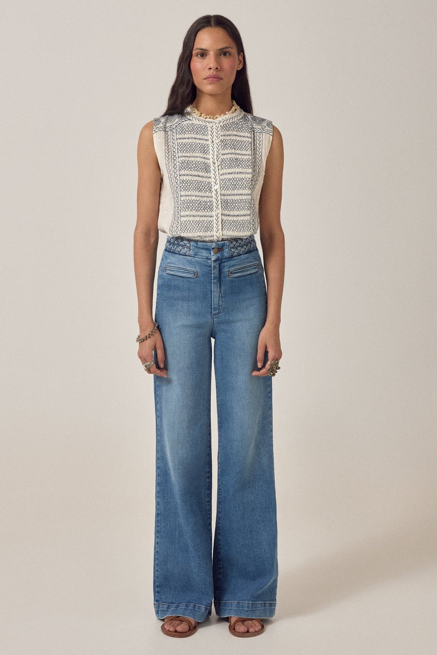 Maison Hotel Irina Sleeveless Blouse