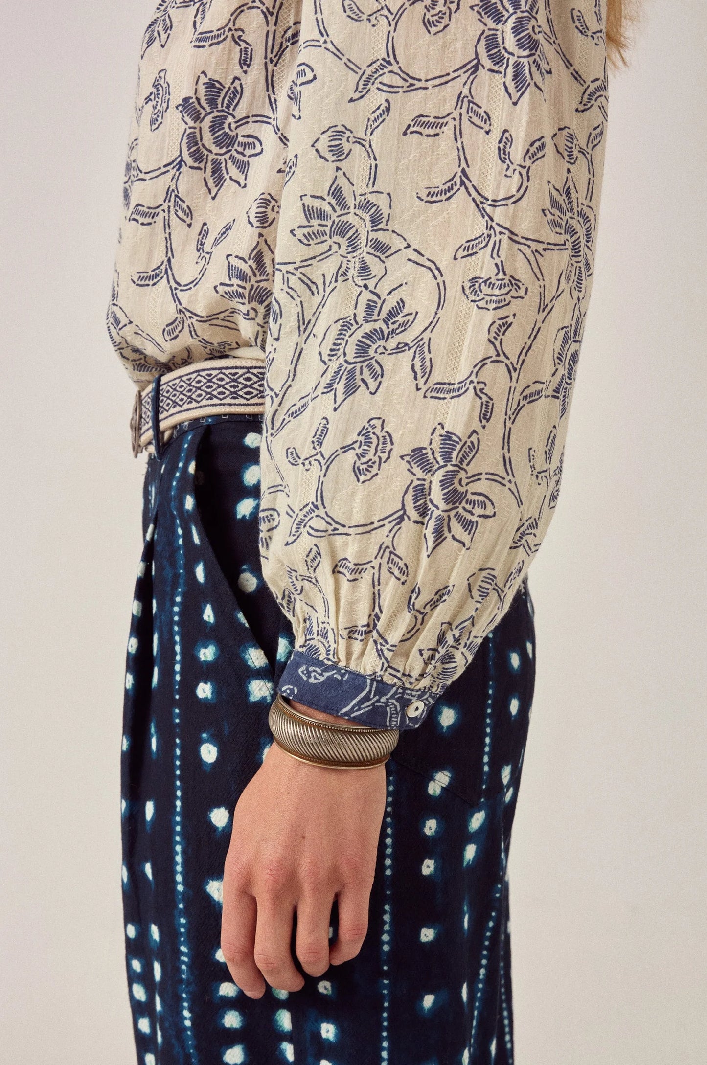Maison Hotel Camila Cleo Blouse-White Fuji