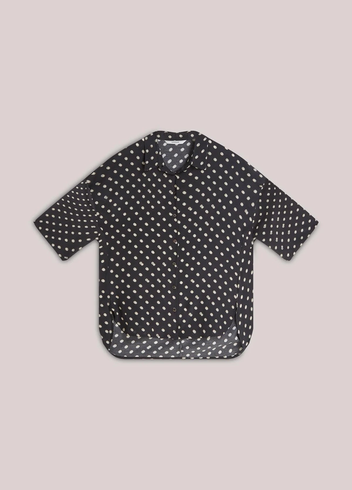 Summum Blouse with Dots-Black