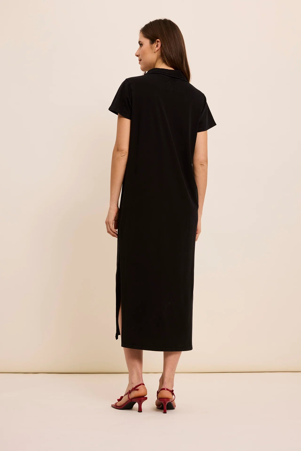 Five Palm Tree Dress-Black