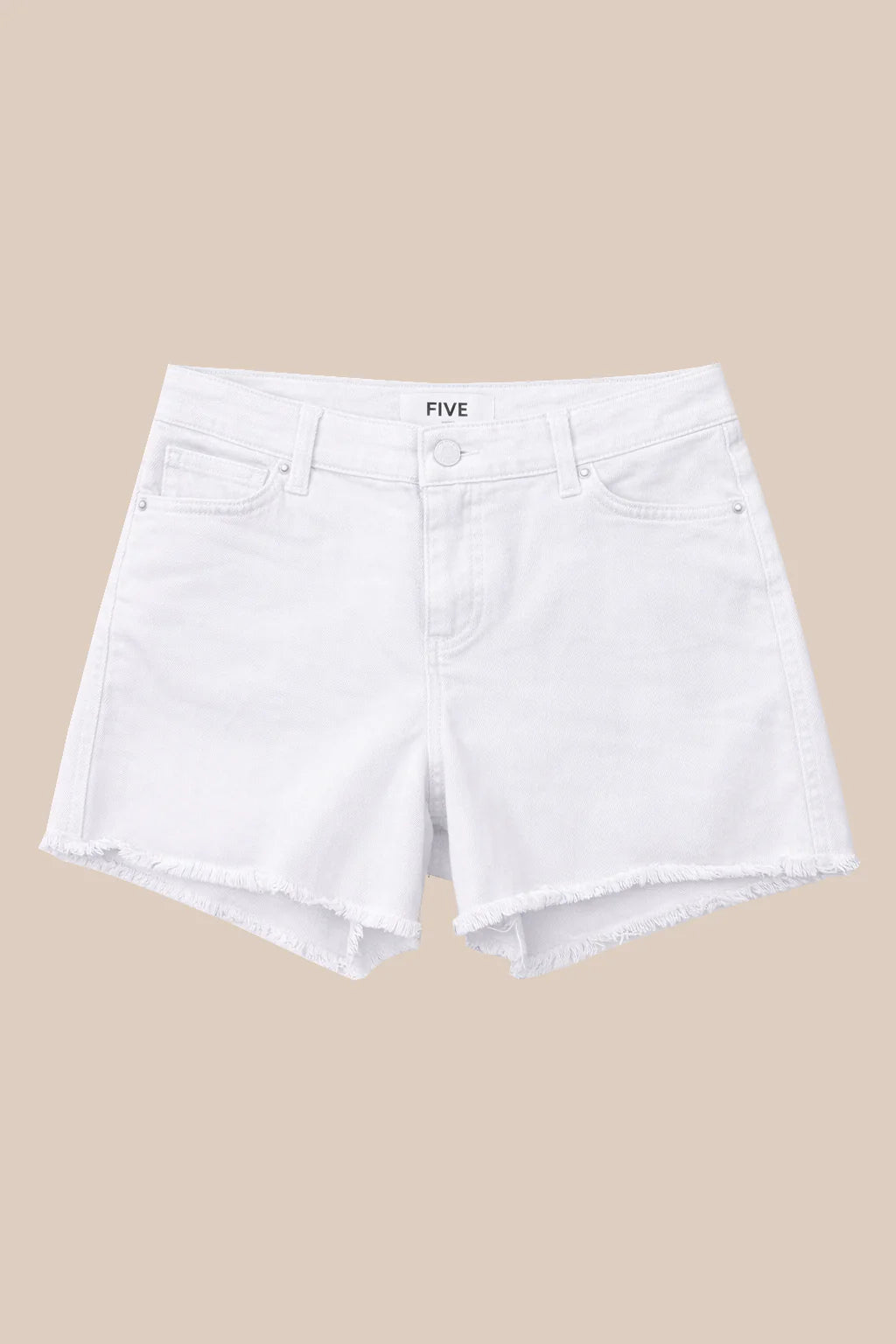 Five Sony White Denim Shorts