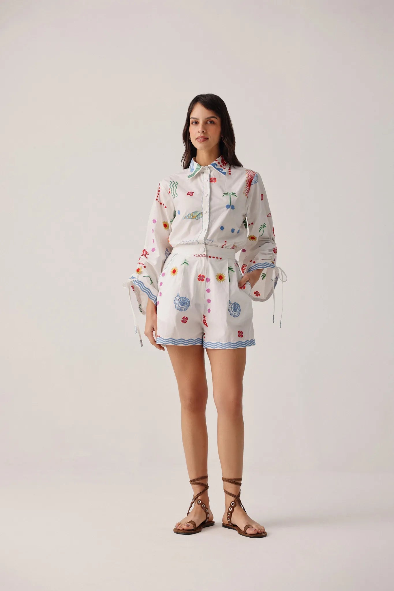 NOIB Mia Shorts-Ecru