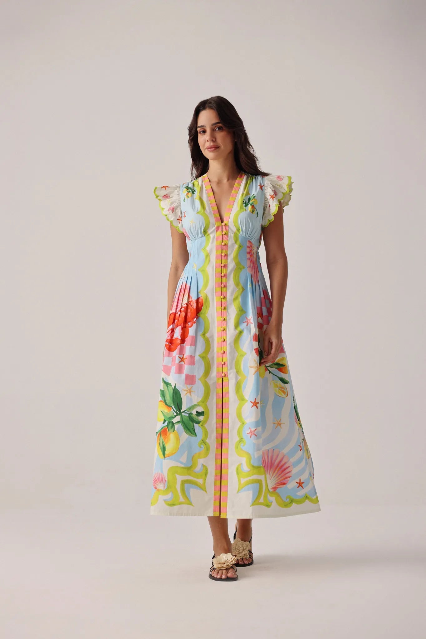 NOIB Estella Maxi-Dress Summer Zest
