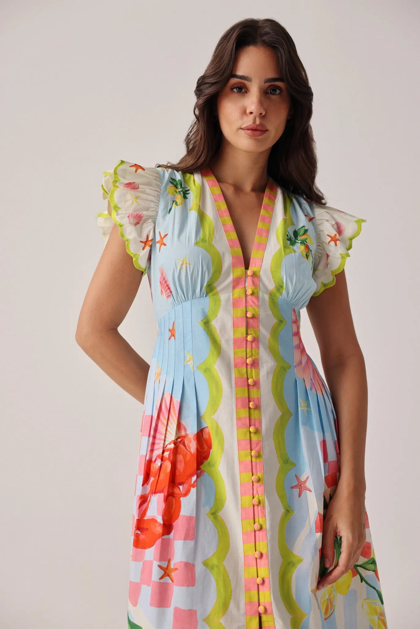 NOIB Estella Maxi-Dress Summer Zest