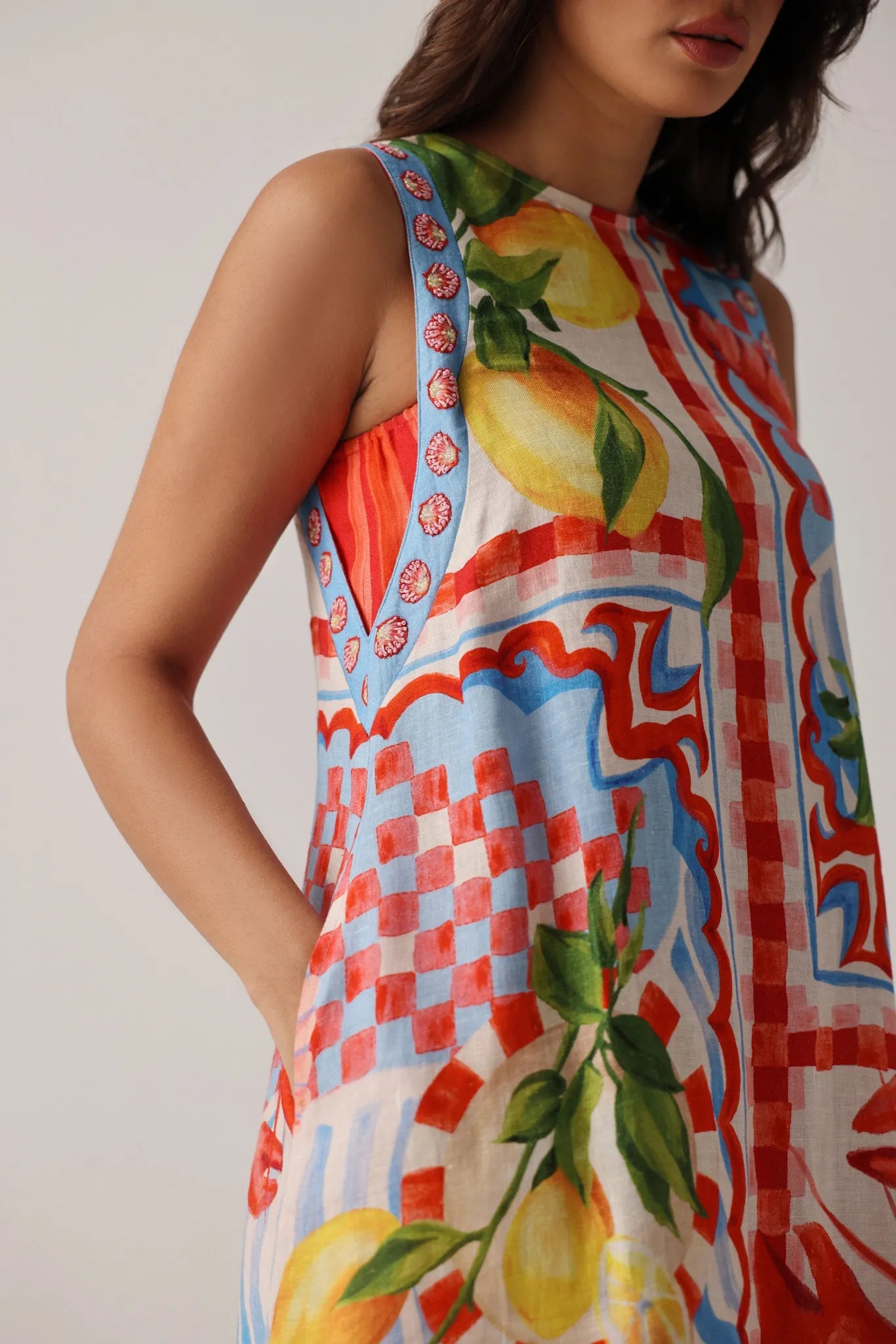 NOIB Harper Mini Dress- Summer Zest