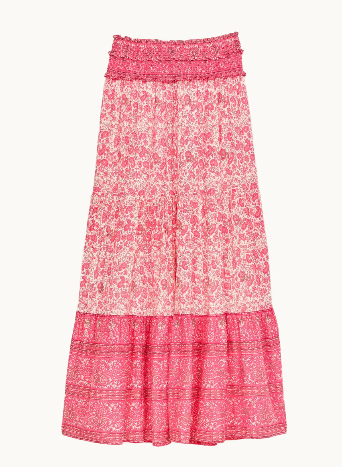M.A.B.E Esti Maxi Skirt-Pink
