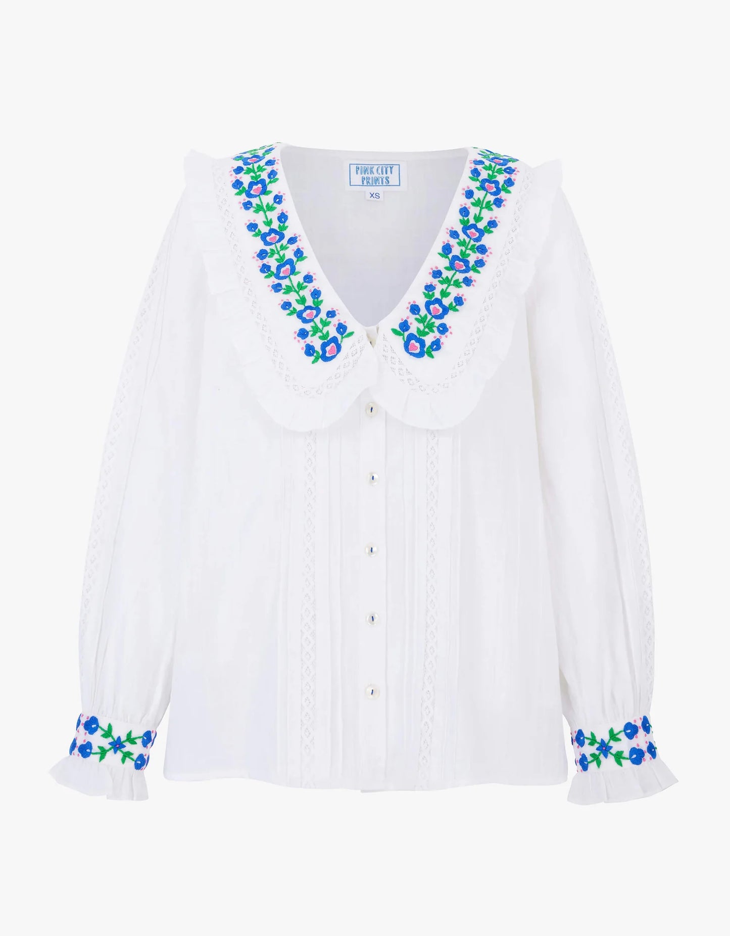 Pink City Prints Provençal Perfume Ava Blouse