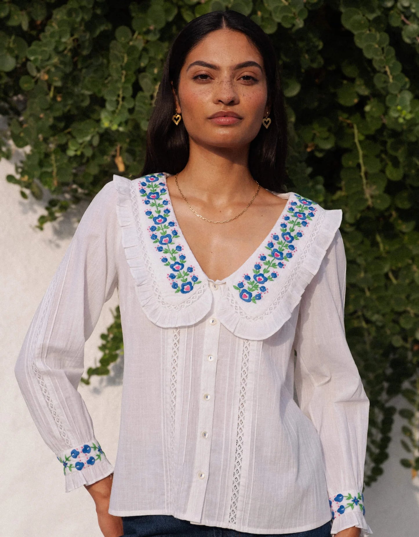 Pink City Prints Provençal Perfume Ava Blouse