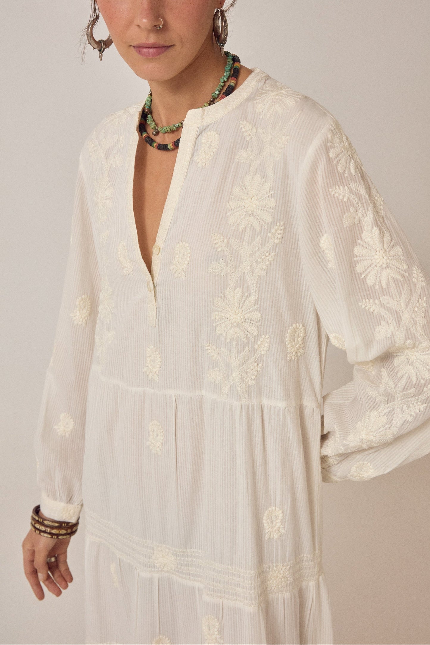 Maison Hotel Lala Dress-Off White