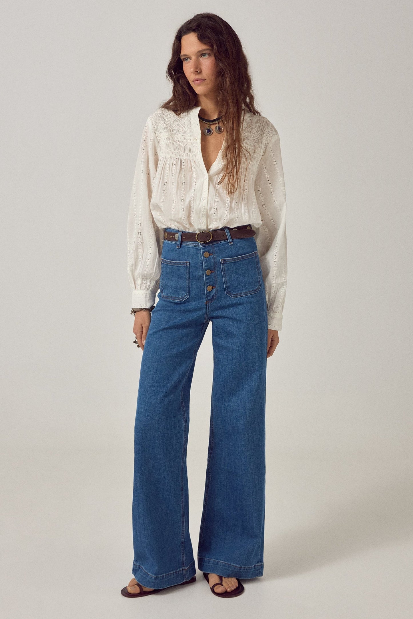 Maison Hotel Paoli Blouse -Sapore Di Sale Bianco