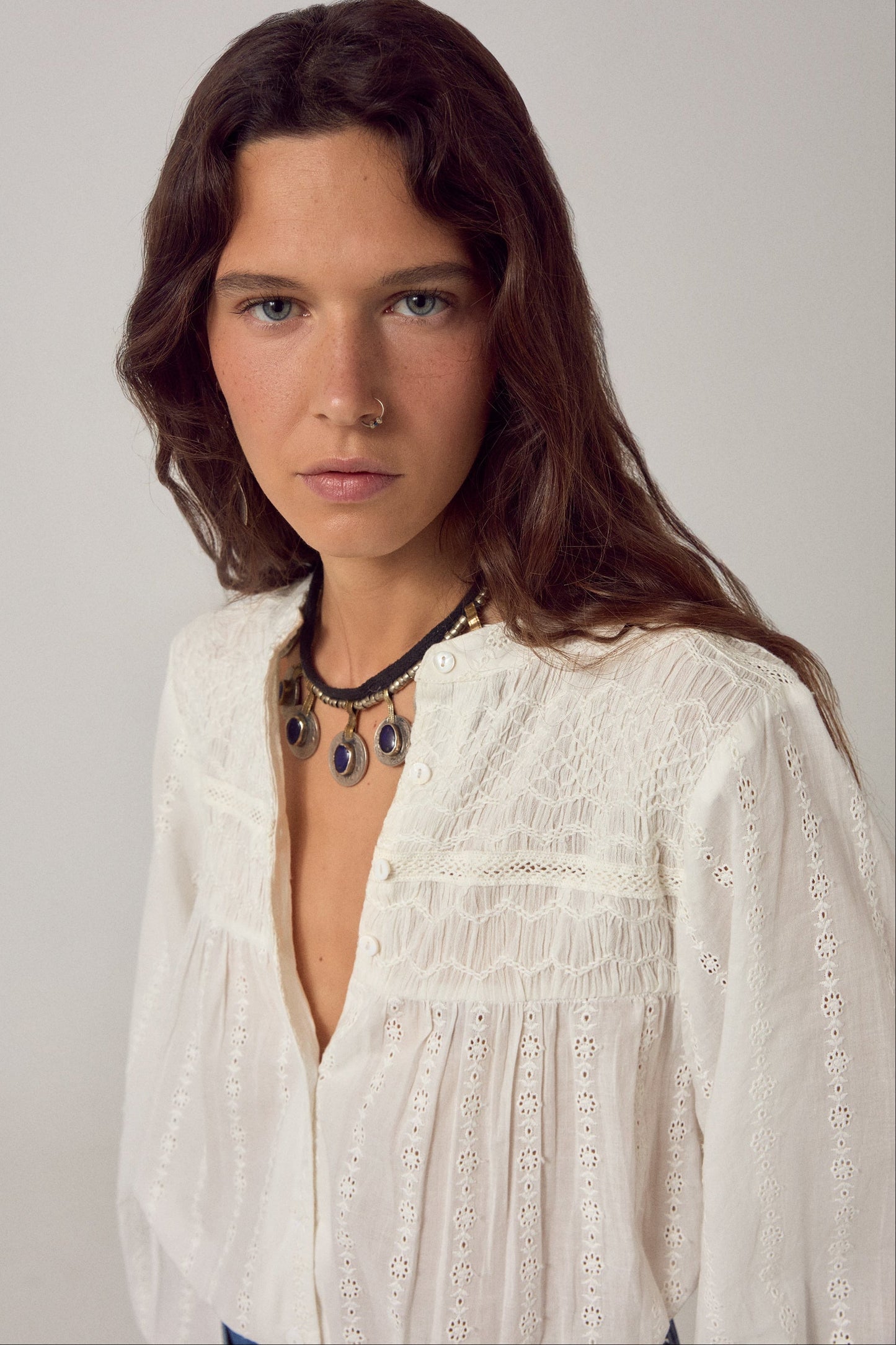 Maison Hotel Paoli Blouse -Sapore Di Sale Bianco