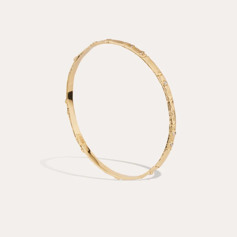 Gas Bijoux Bambou Mini Strass Bracelet