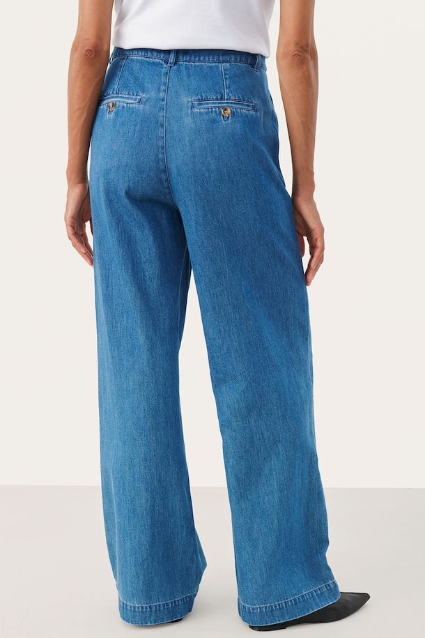 Part Two Coralie Trousers Medium Blue Denim