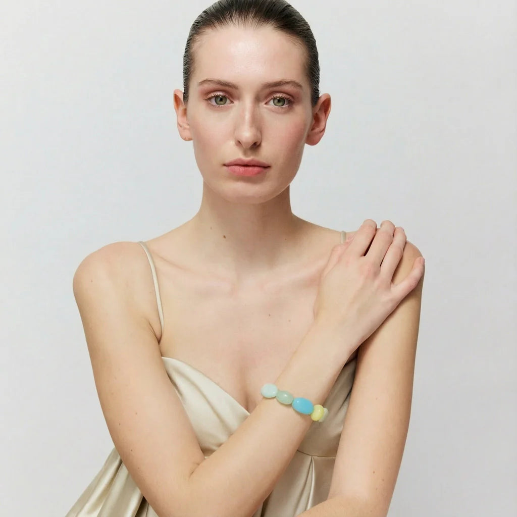Vanessa Baroni Unique Flex Bracelet Cloud Marble