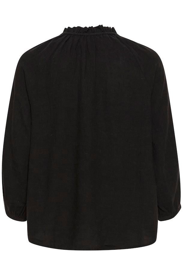 Part Two Elody Linen Shirt Black
