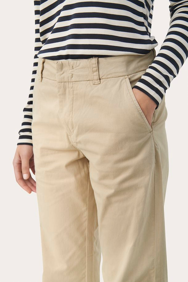 Part Two Soffyn Trousers White Pepper