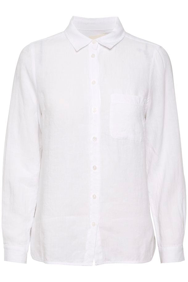 Part Two Kivas Linen Shirt White