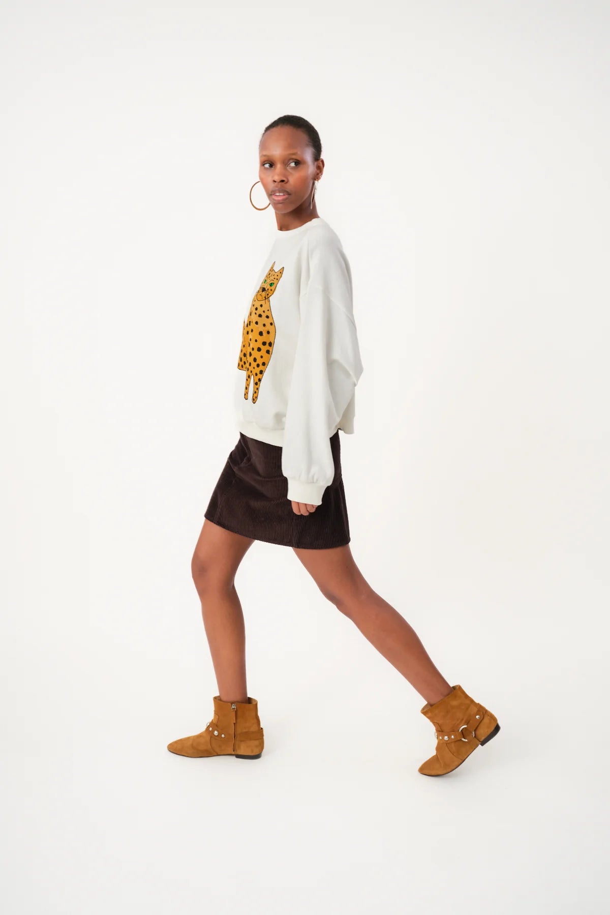 Lollys Laundry Sydney Leopard Sweatshirt