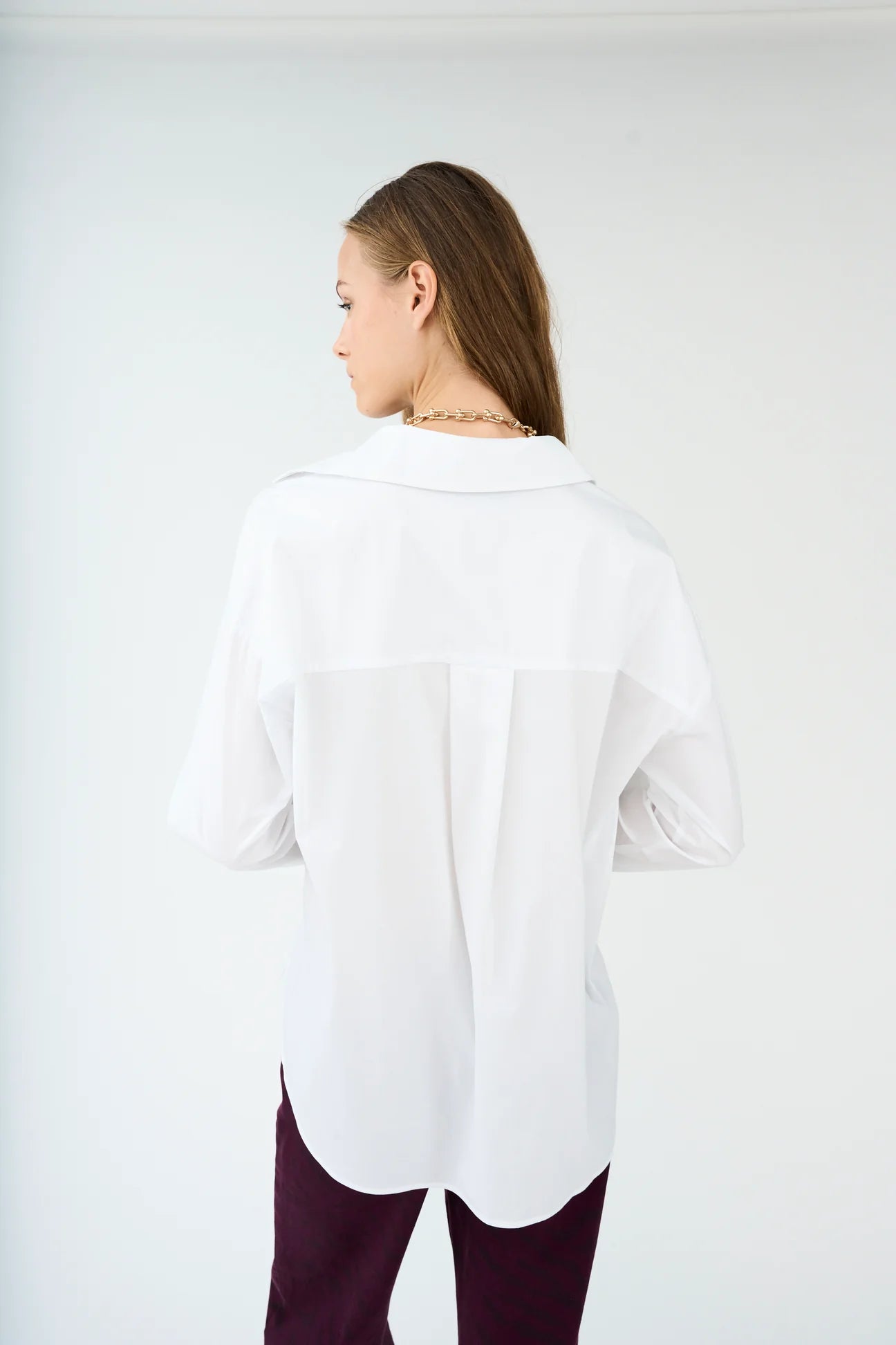 Pieszak Nyla White Poplin Shirt