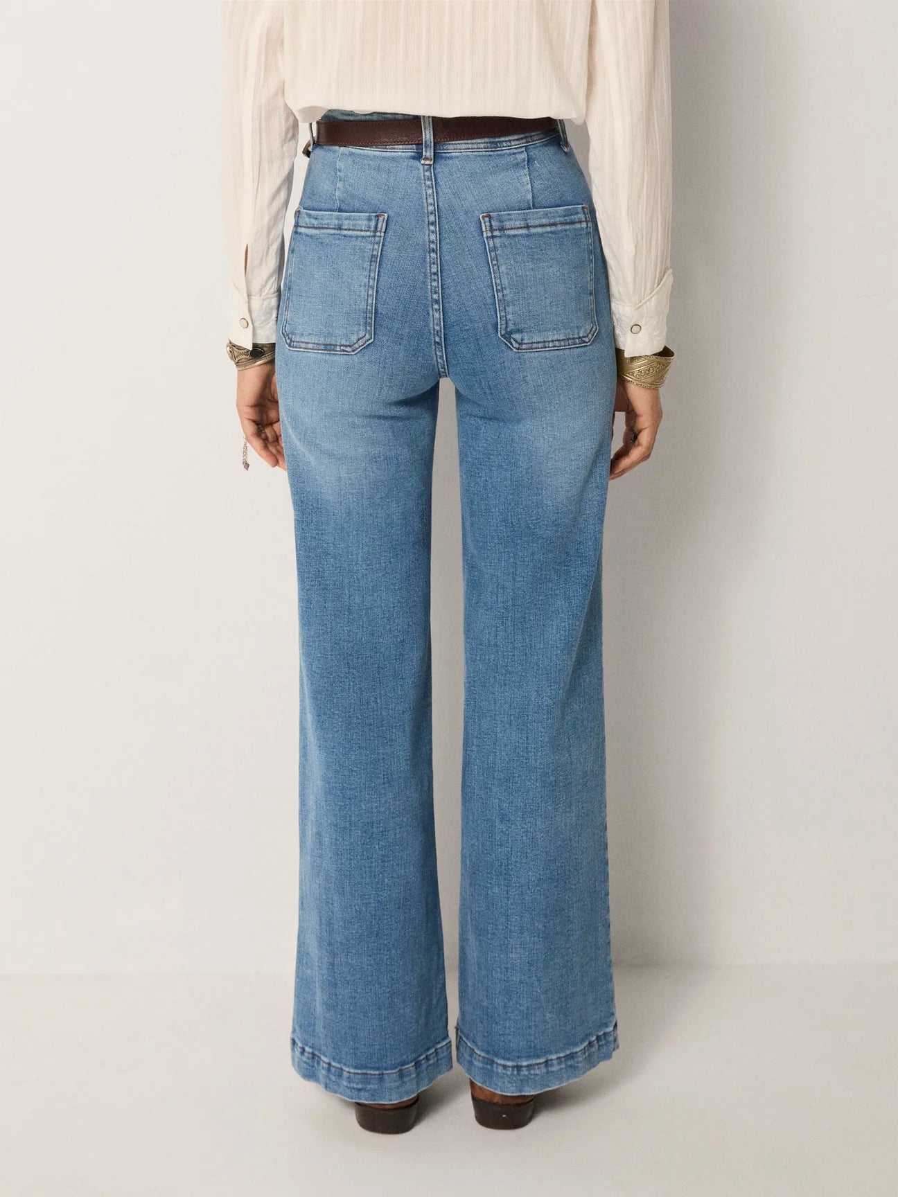 Maison Hotel Giuletta Pant-light blue denim