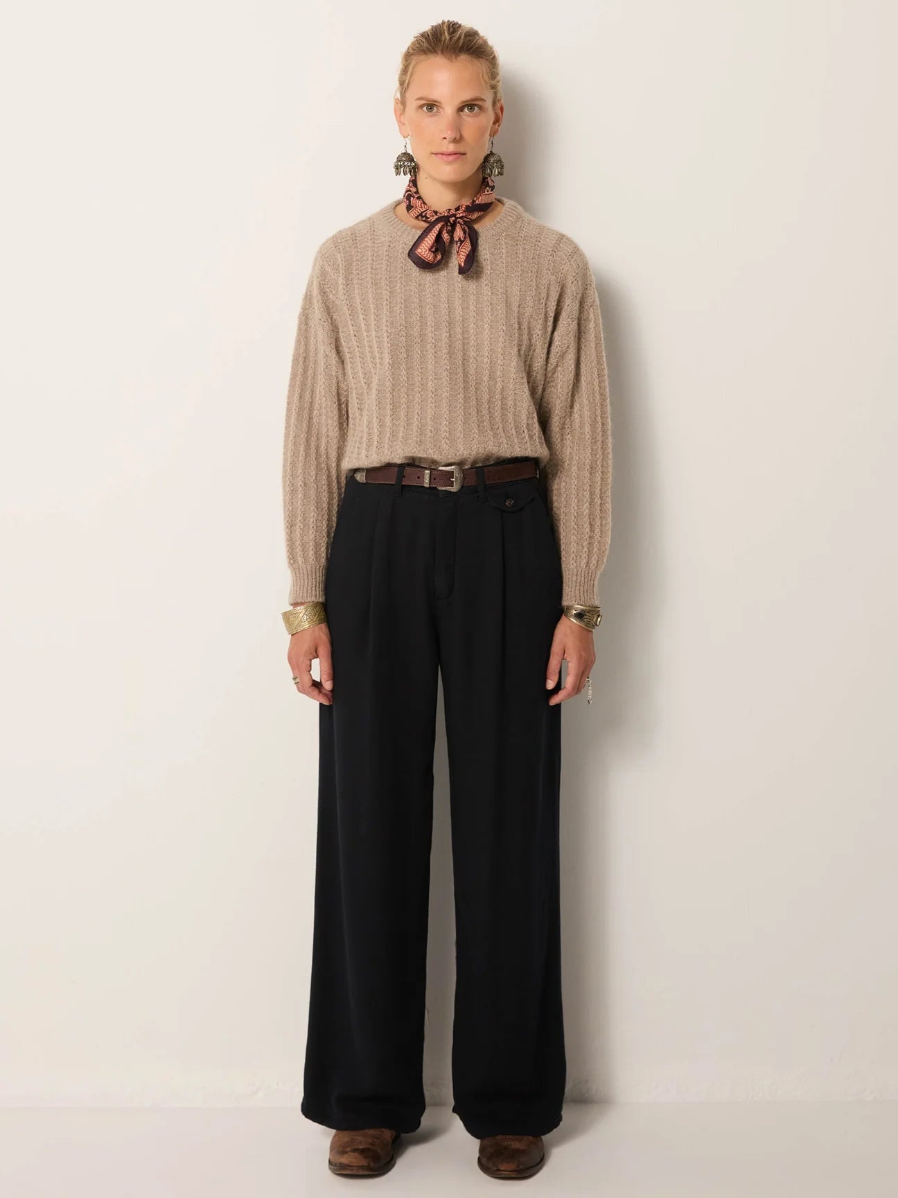 Maison Hotel Nina Sweater-Ivory