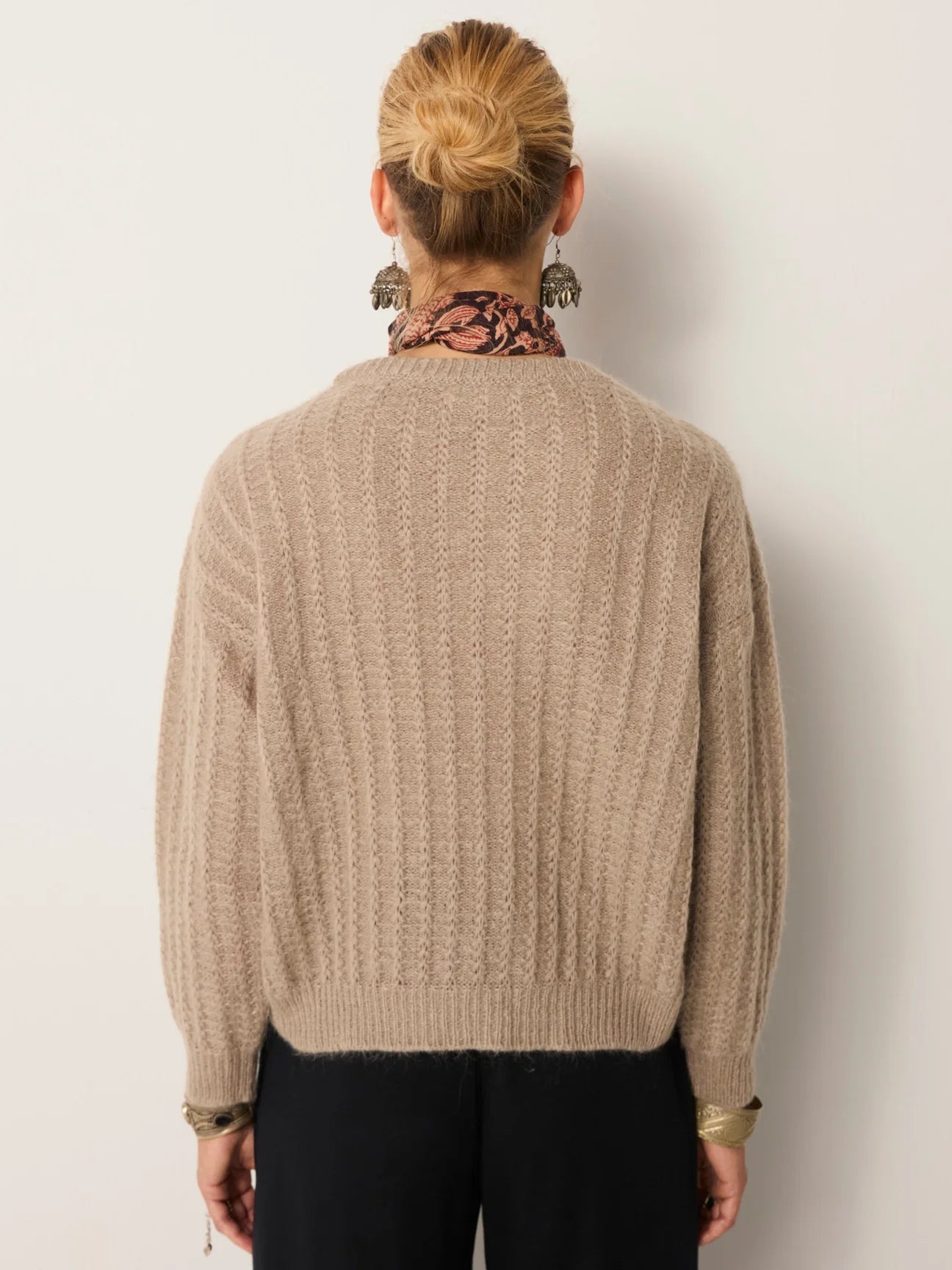 Maison Hotel Nina Sweater-Ivory