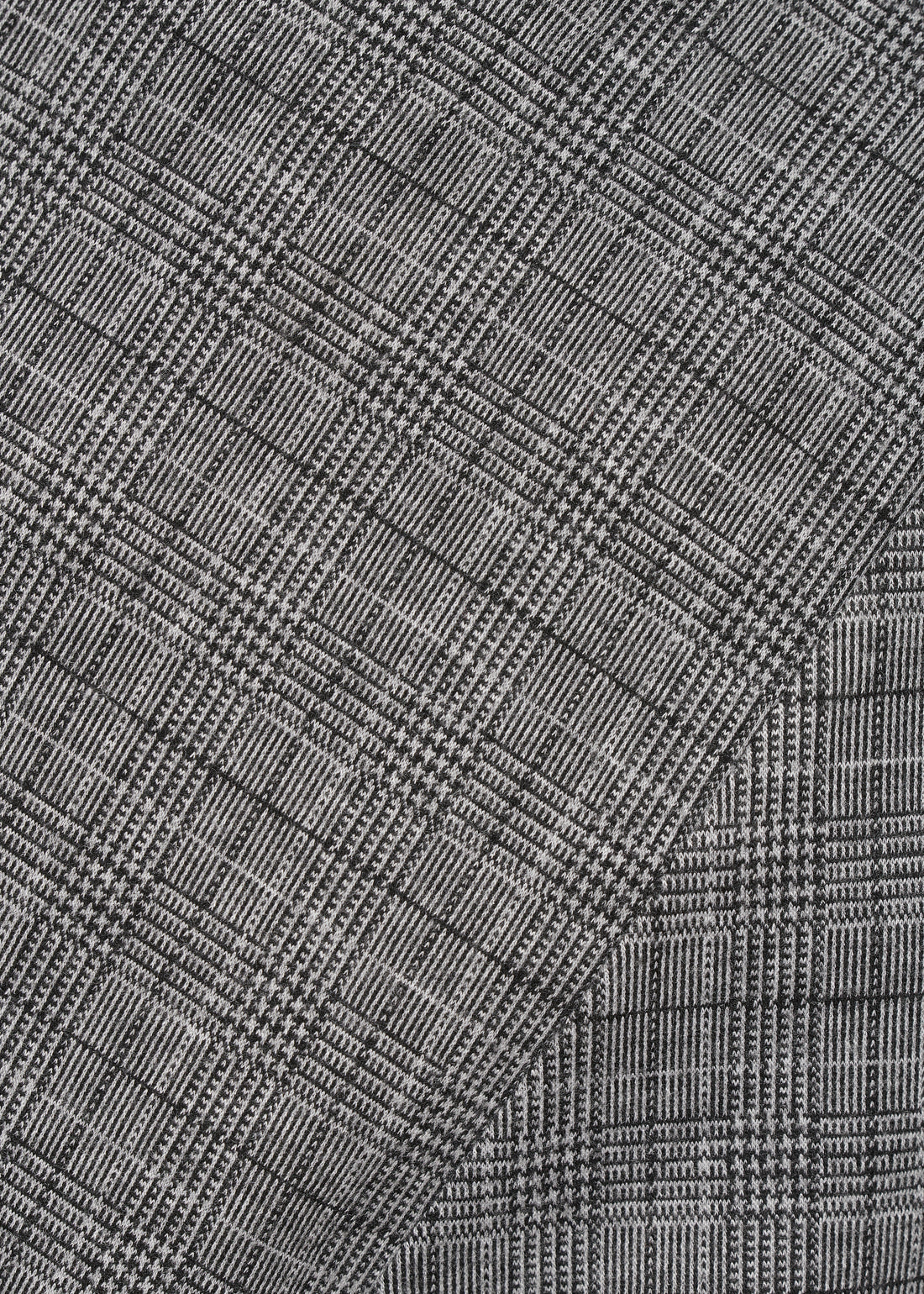 Humility Grey Checked Top