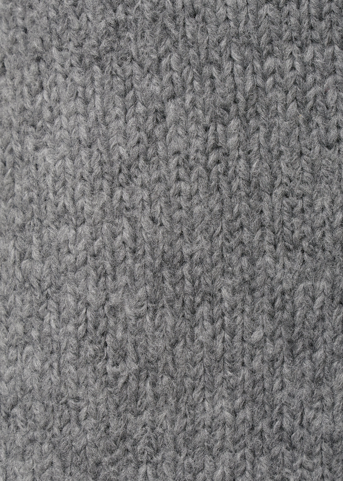Humility Grey Boucle Knit Sweater