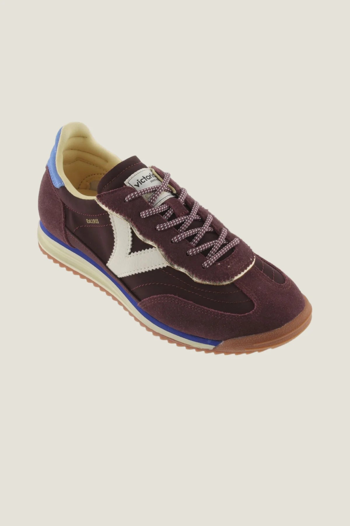 Victoria Saturno Burgundy Trainers
