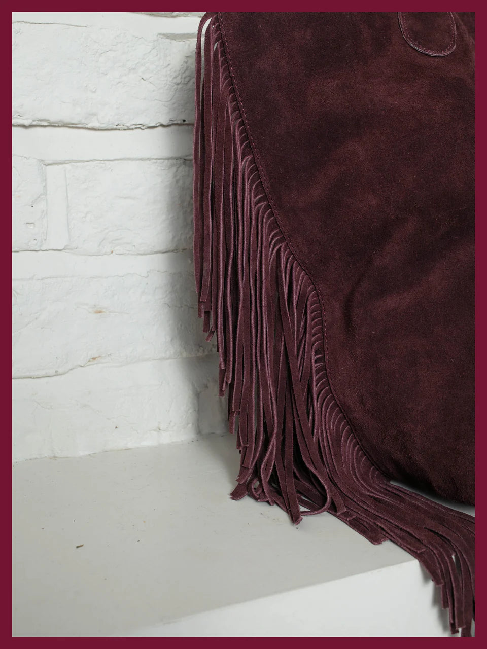Nooki Vancouver Suede Tote-Plum