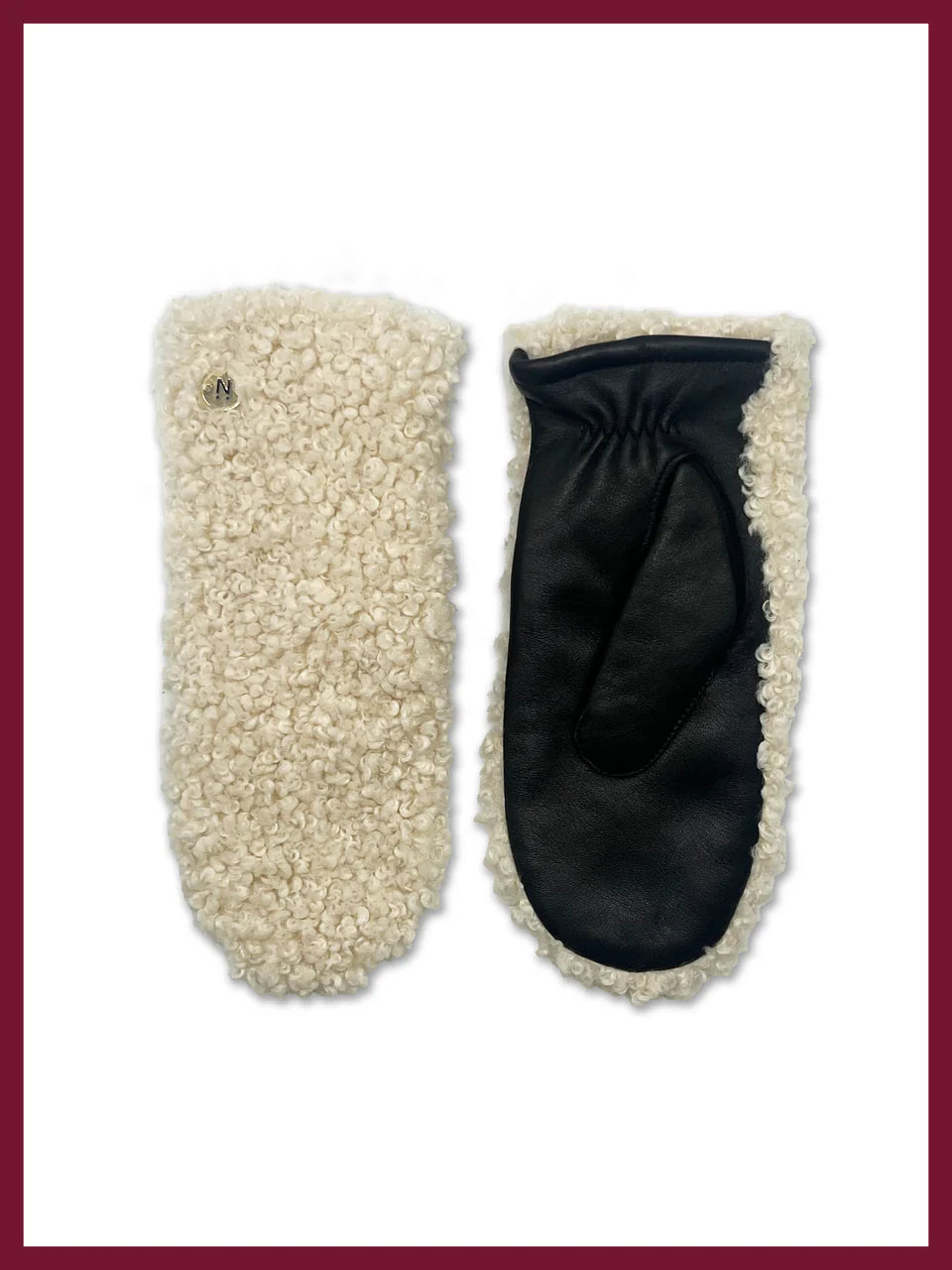 Nooki Roma Mittens-Cream