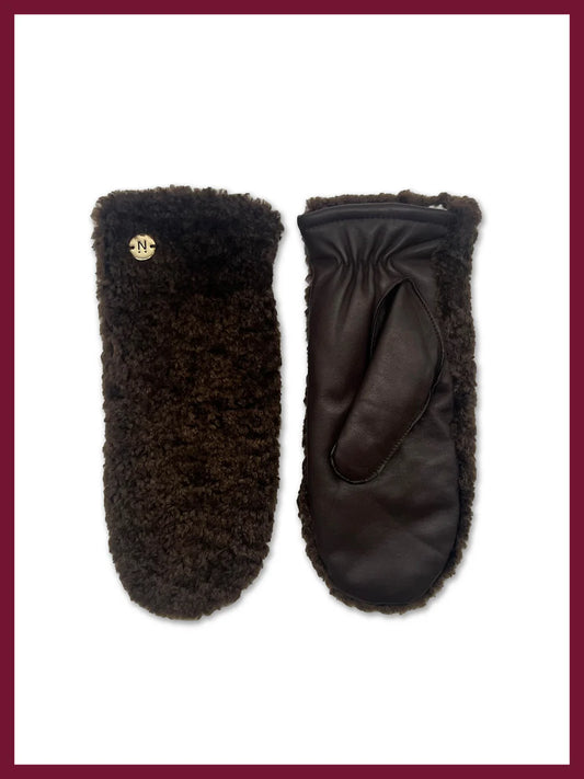 Nooki Roma Mittens-Chocolate