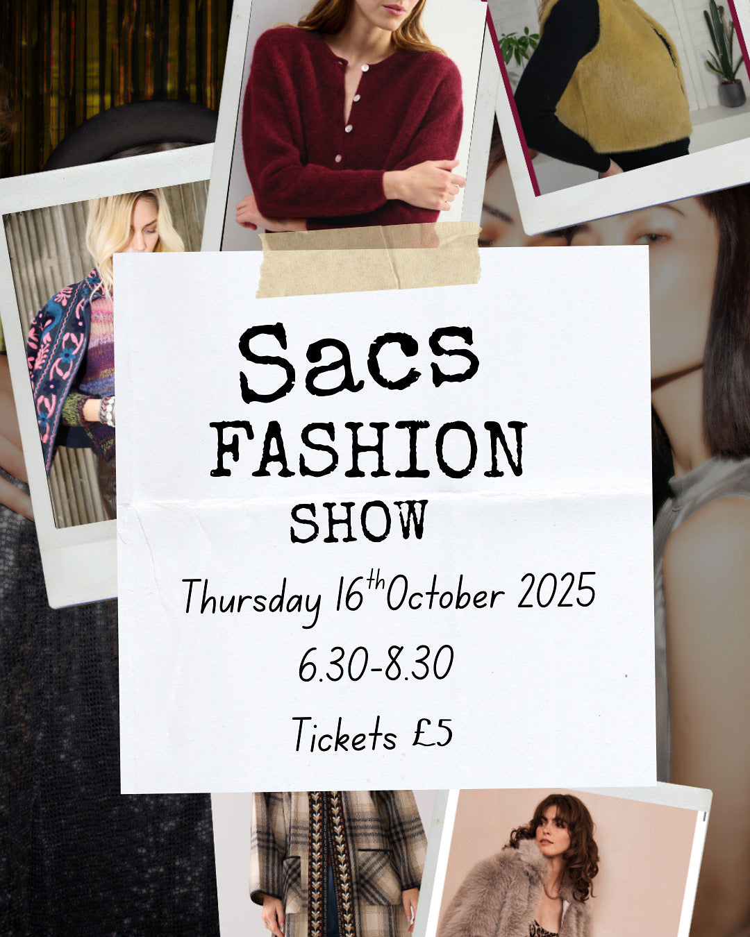 Sacs Fashion Show Ticket