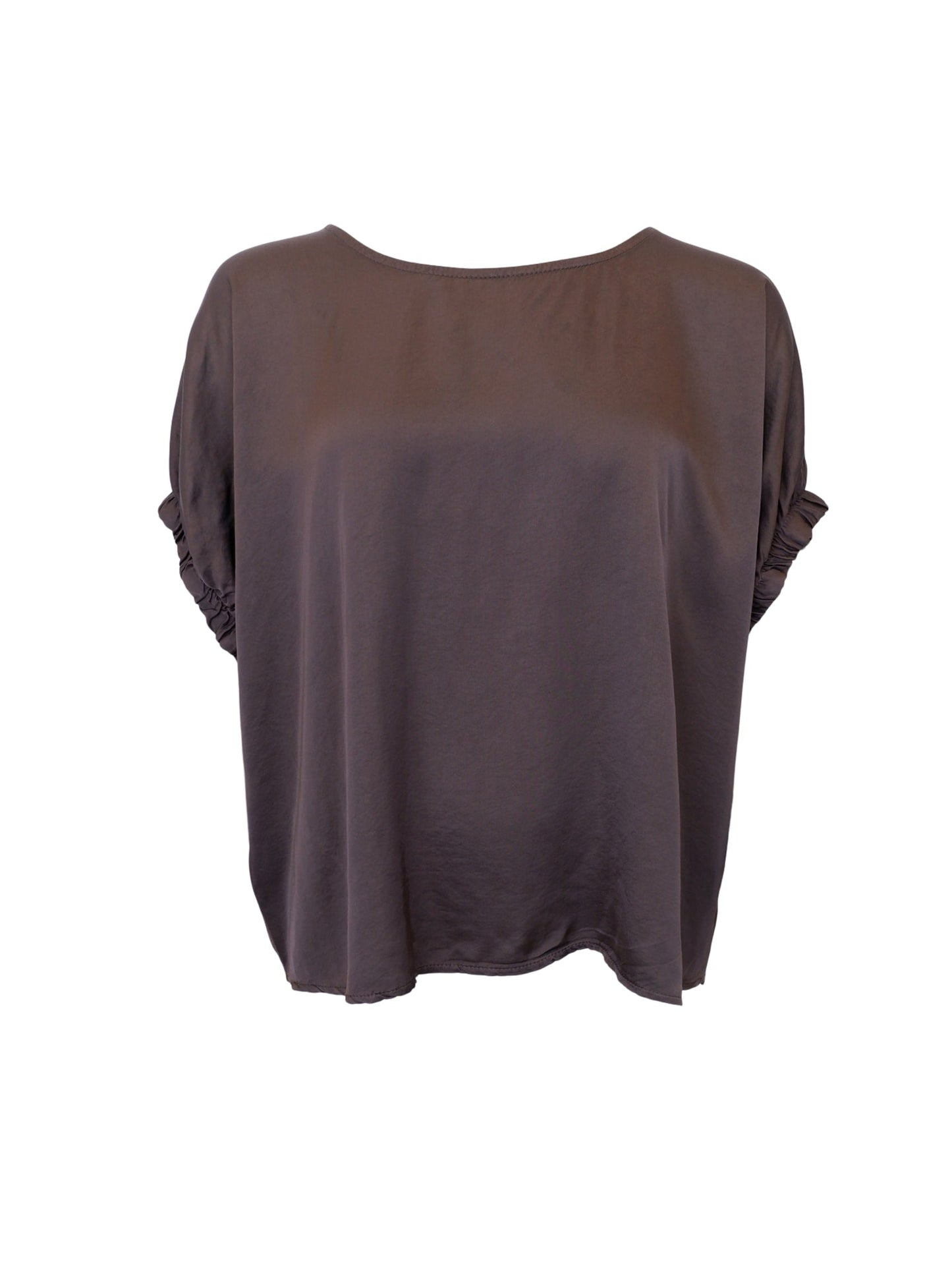 Black Colour Mabel Blouse-Coffee