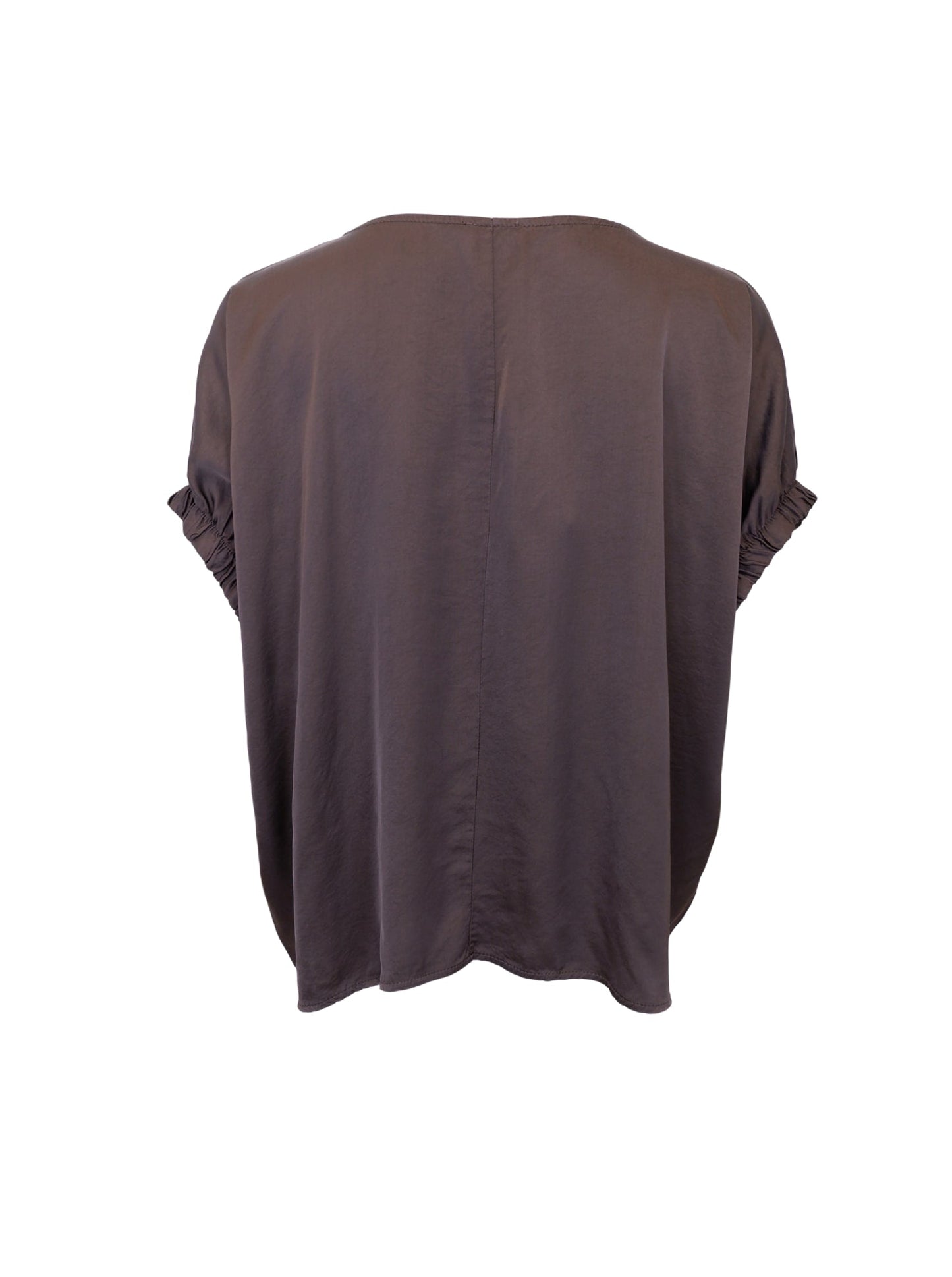Black Colour Mabel Blouse-Coffee