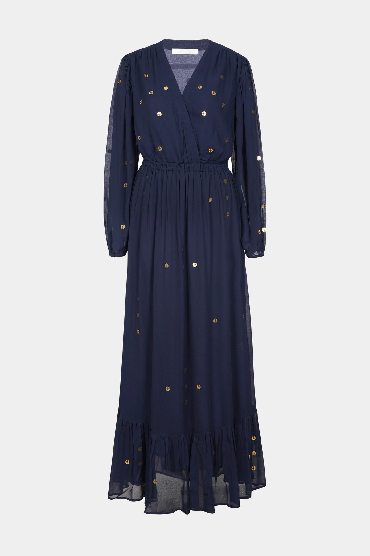 BRDR Elise Sequence Dress Dark Navy Blue