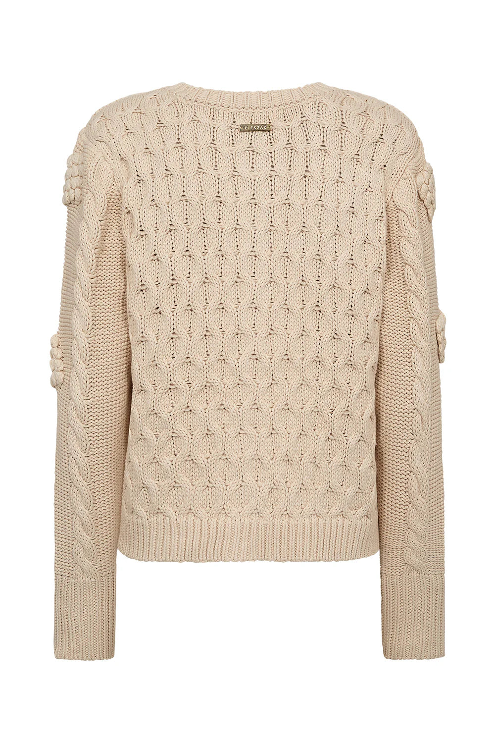 Pieszak Pearl Knit Cardigan-White Pearl