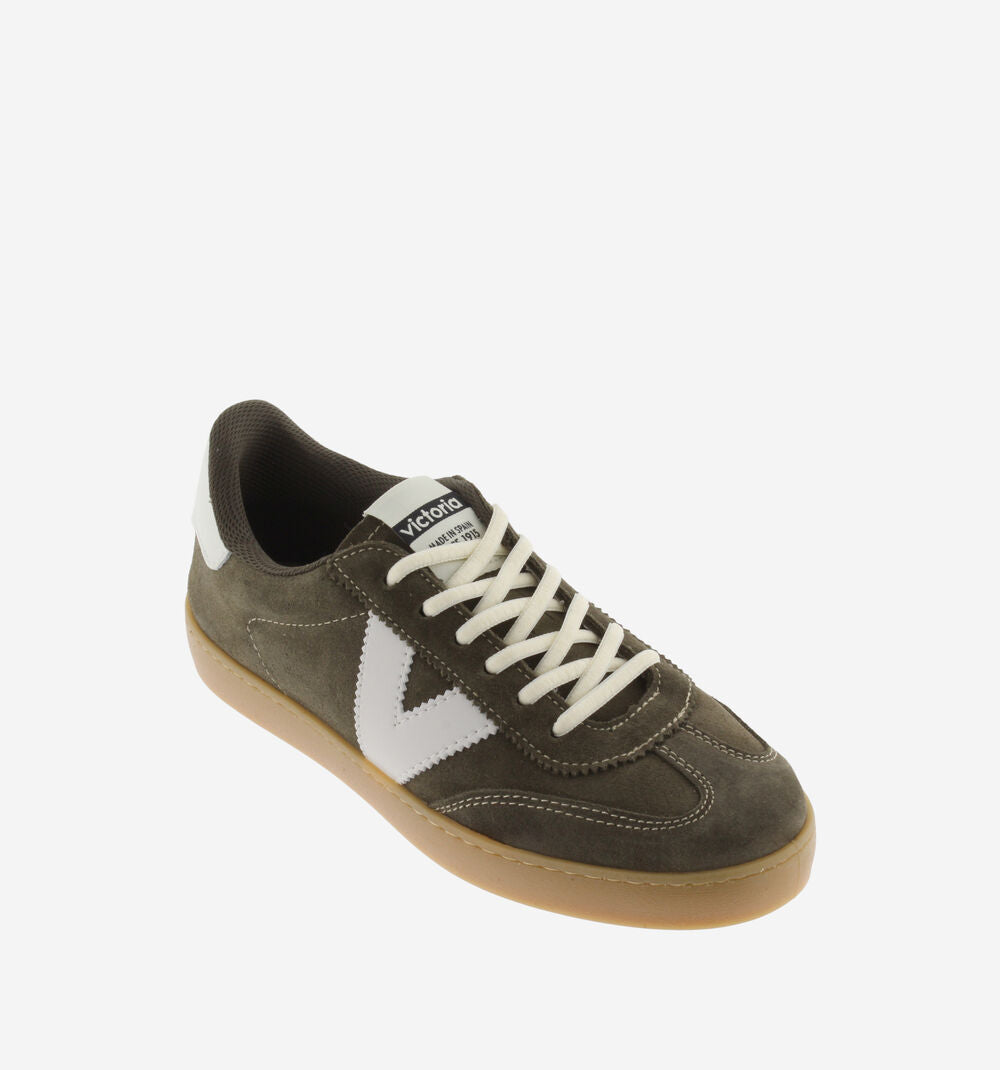 Victoria Berlin Ciclista Suede & Contrast Trainers-Khaki