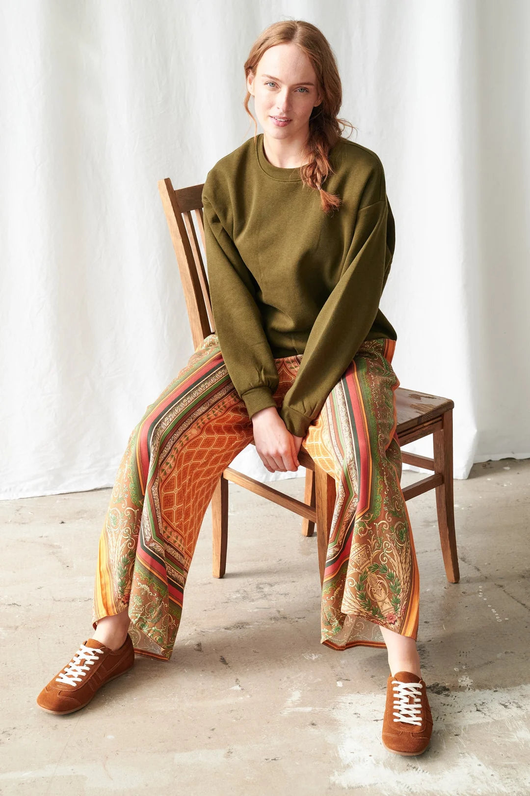 One Hundred Stars Amulet Hold Palazzo Pants