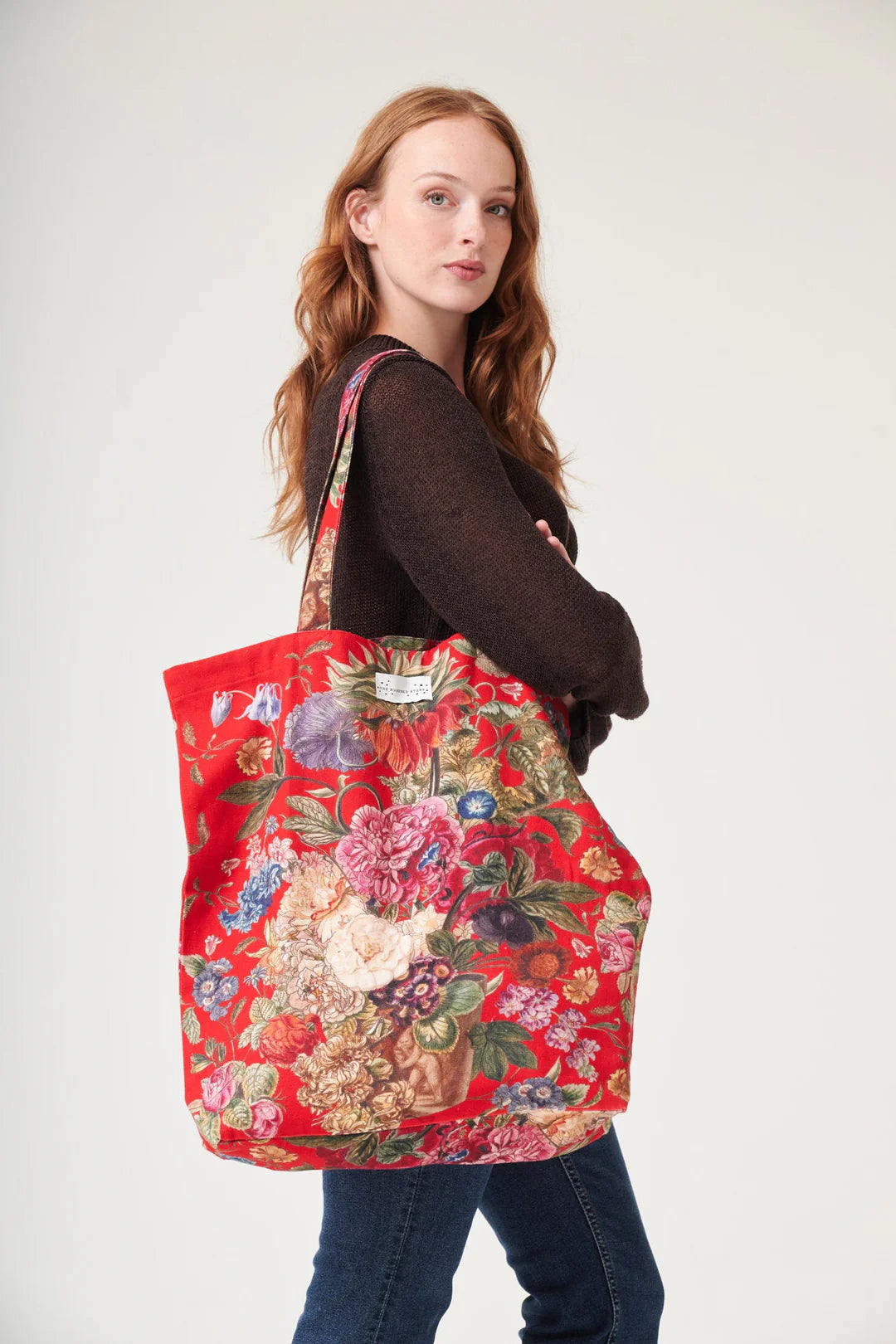One Hundred Stars Primula Berry Canvas Bag