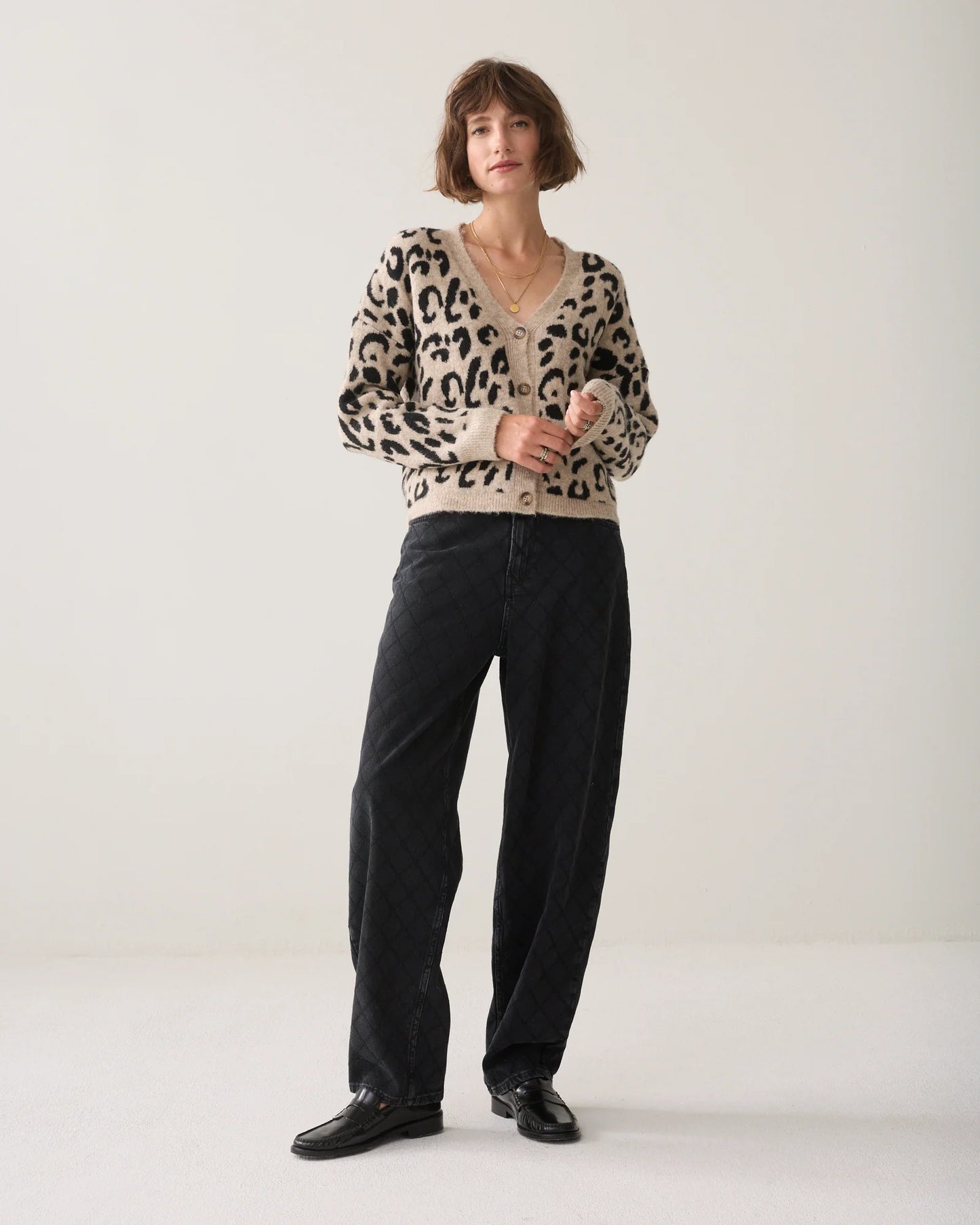Summum Leopard Cardigan