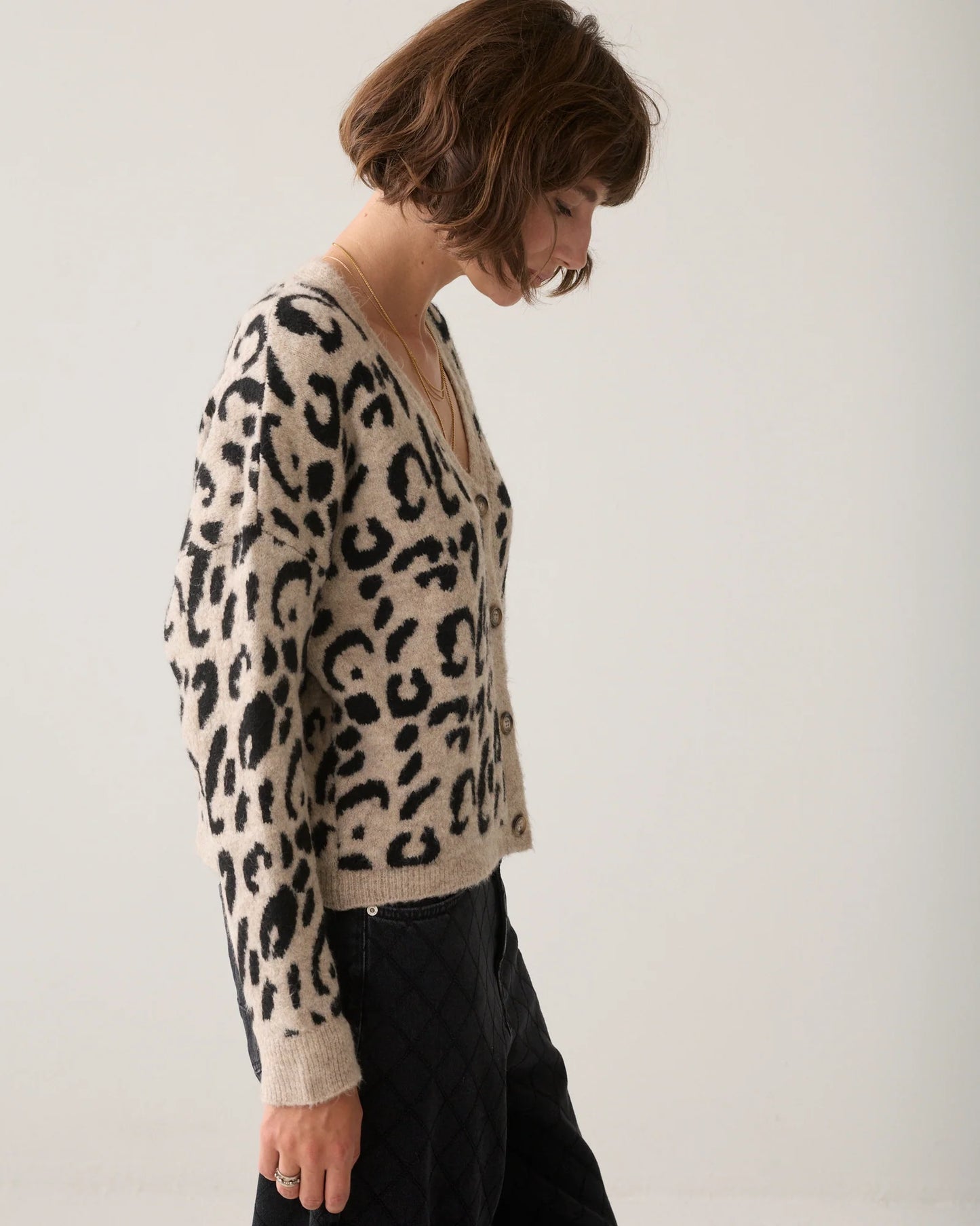 Summum Leopard Cardigan