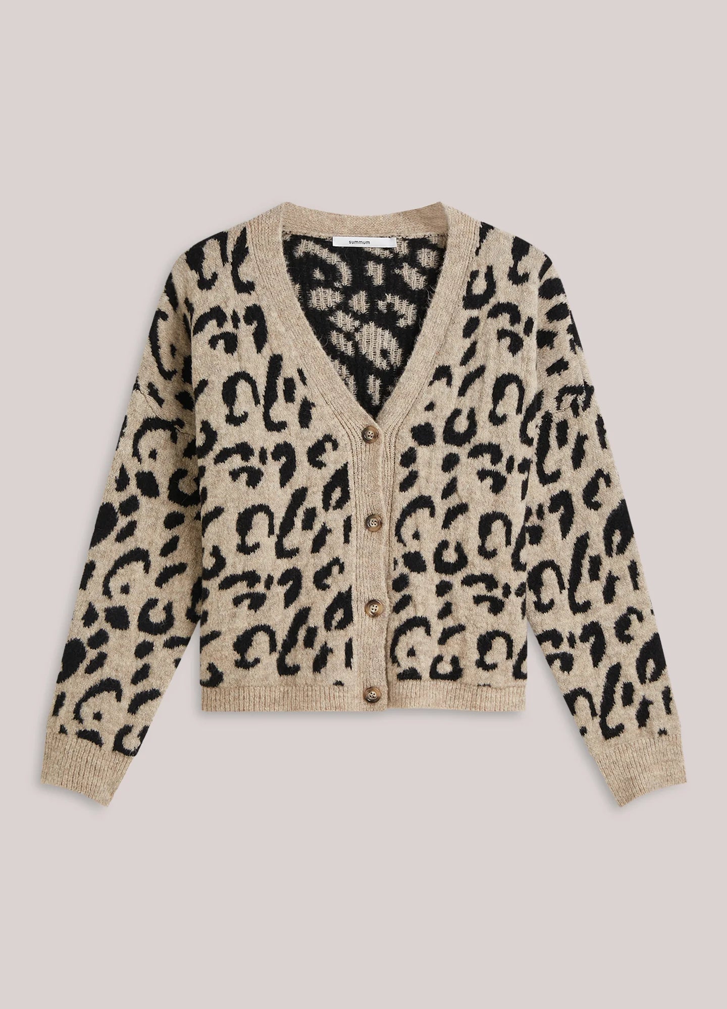 Summum Leopard Cardigan