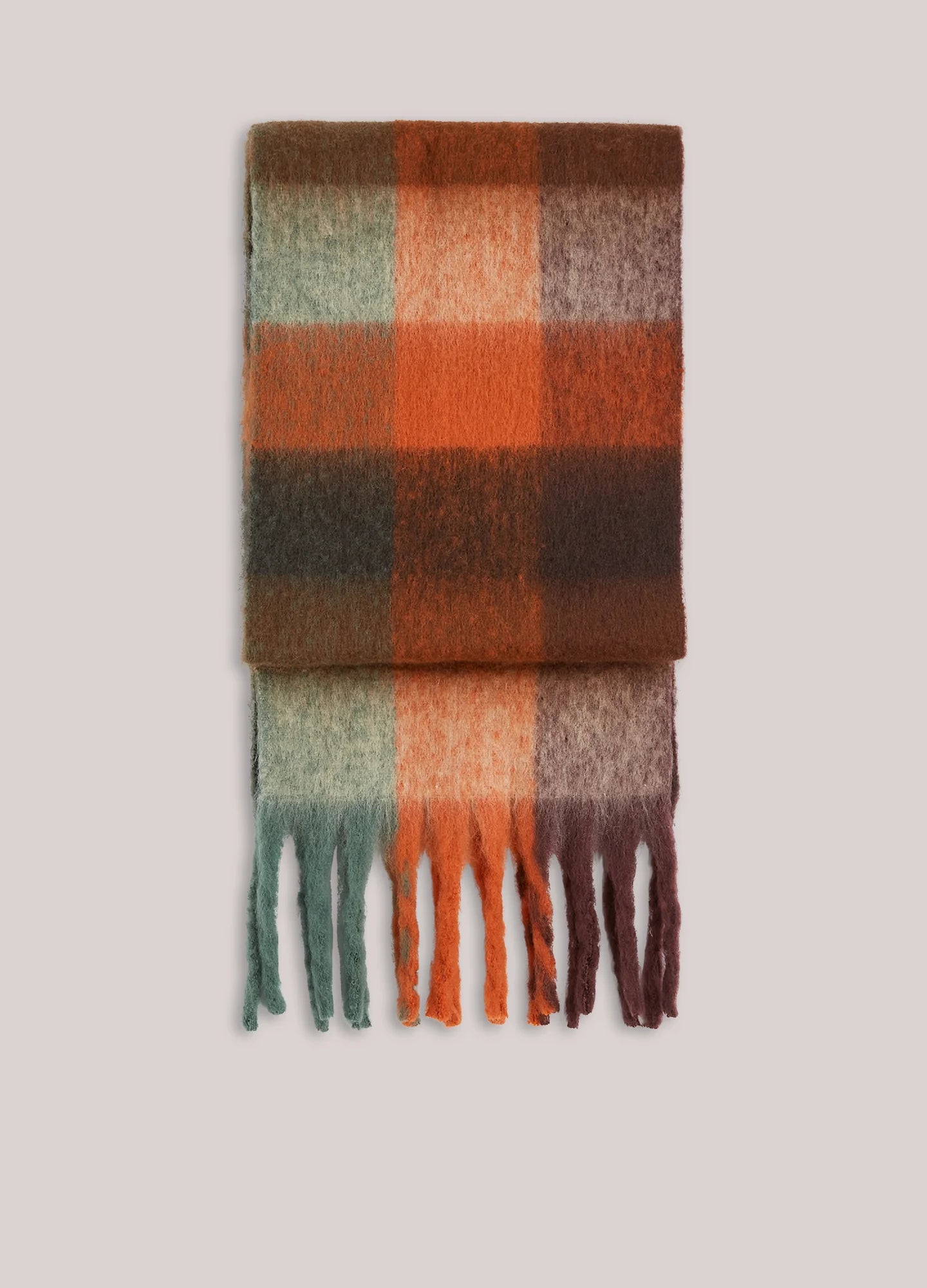 Summum Brushed Checked Scarf