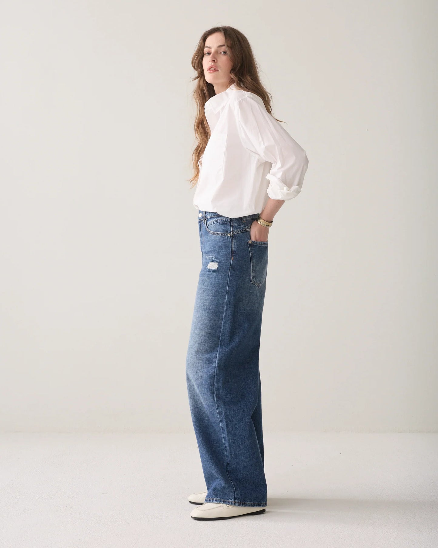 Summum Loose Fit Jeans Vintage Wash