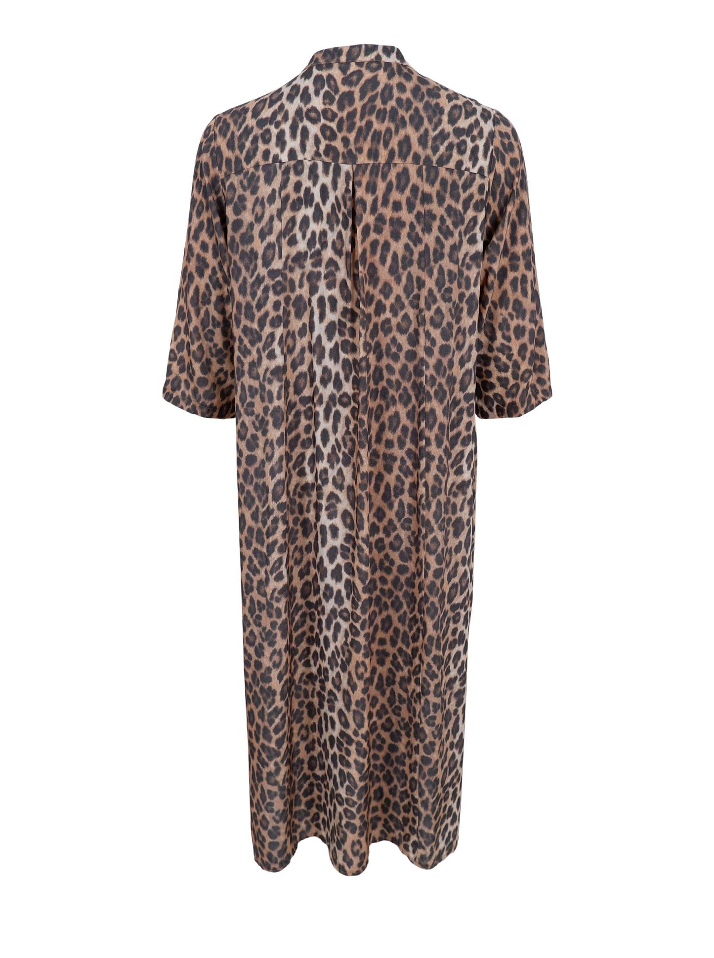 Black Colour Kenna Shirt Dress -Leo